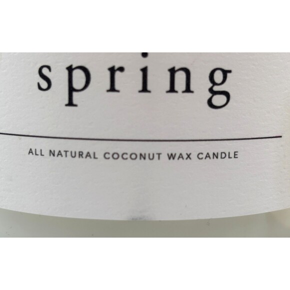 Mullen Design Co All Natural Coconut Wax Candle Spring Scent Double Wick New! - Picture 7 of 11